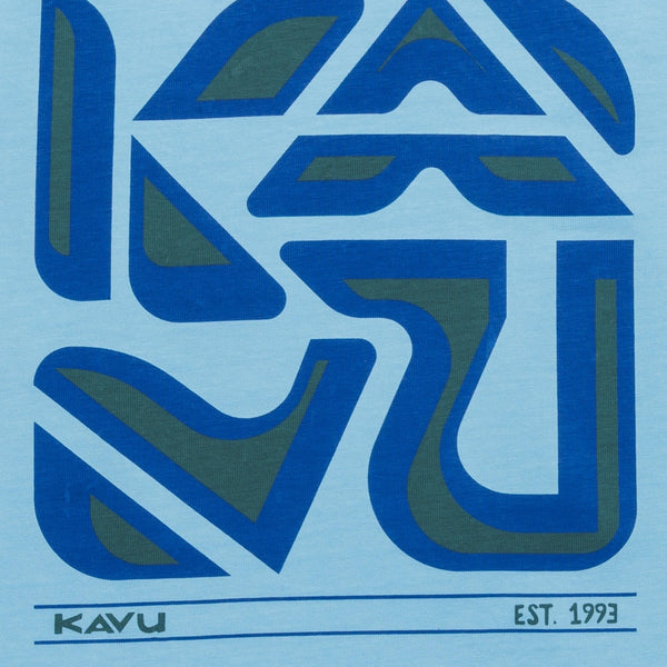 Cubed Tee Sea Blue