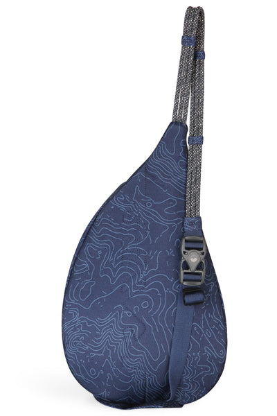 Mini Rope Sling Bag Navy Topo