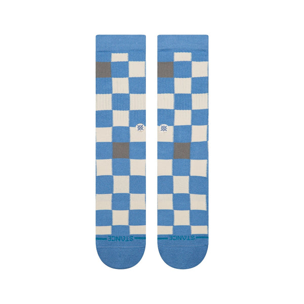 Chef Check Crew Capri Blue
