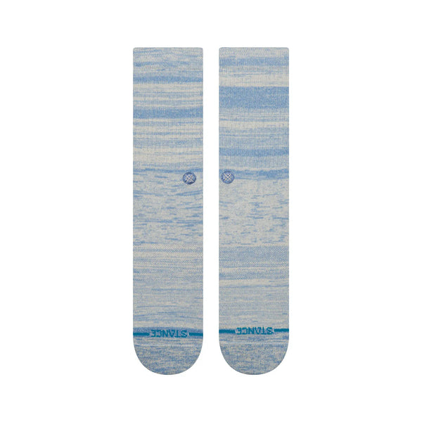 Marled Crew Grey Blue
