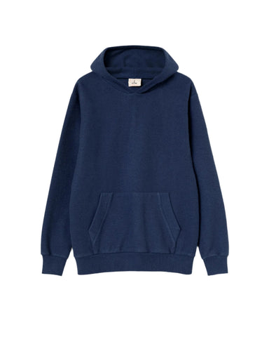 Matias Fleece Hoodie Blue Oceana