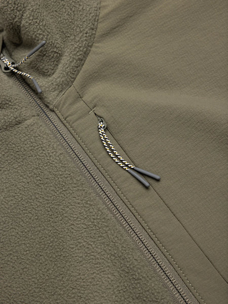 Aberfeldy Zip Neck Fleece Olive