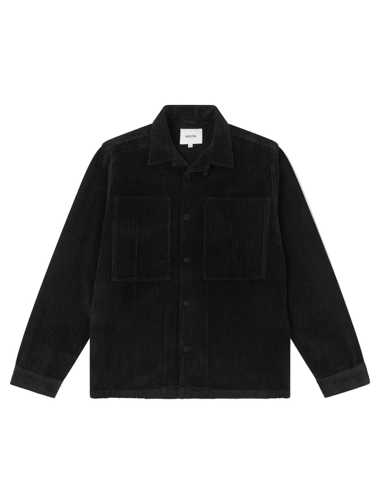 Durno Overshirt Black Corduroy