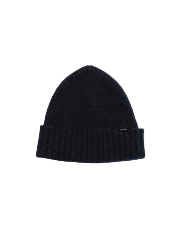 Balloch Beanie Dark Navy Lambswool