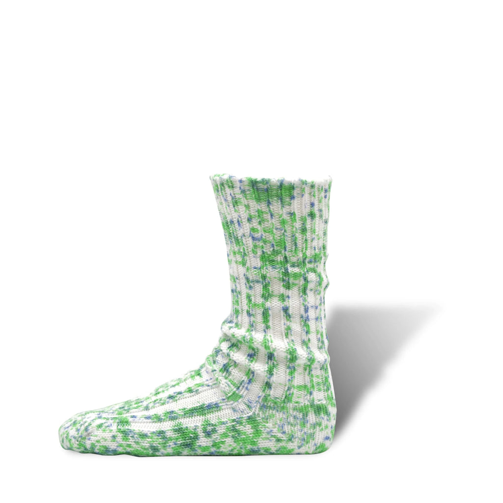 Heavyweight Socks Pin Dot Green