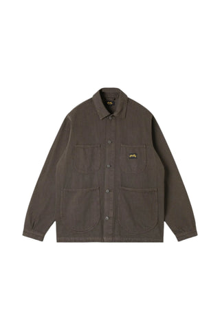 Coverall Jacket Overdyed Charcoal