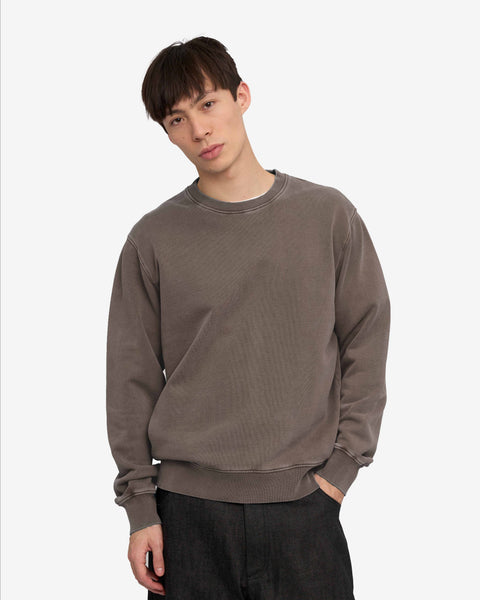 Classic Organic Crew Faded Mud