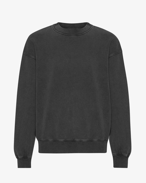 Organic Oversized Crew Faded Black