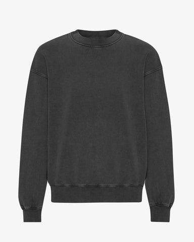 Organic Oversized Crew Faded Black