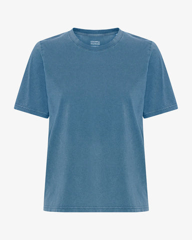Light Organic tee Faded Indigo