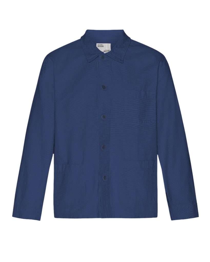 Organic Workwear Jacket Marine Blue