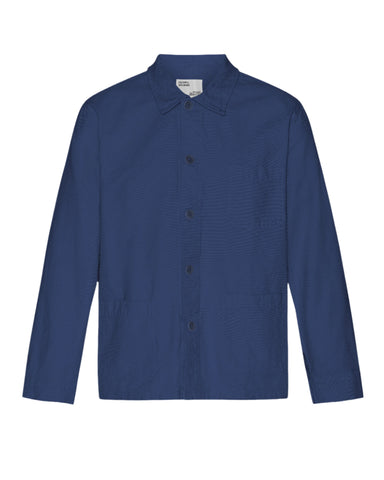 Organic Workwear Jacket Marine Blue