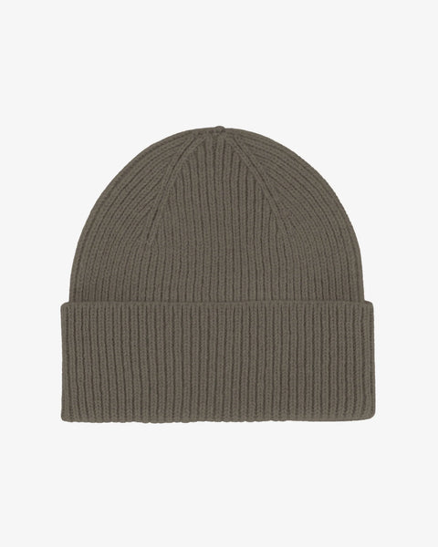 Merino Wool Beanie Dusty Olive
