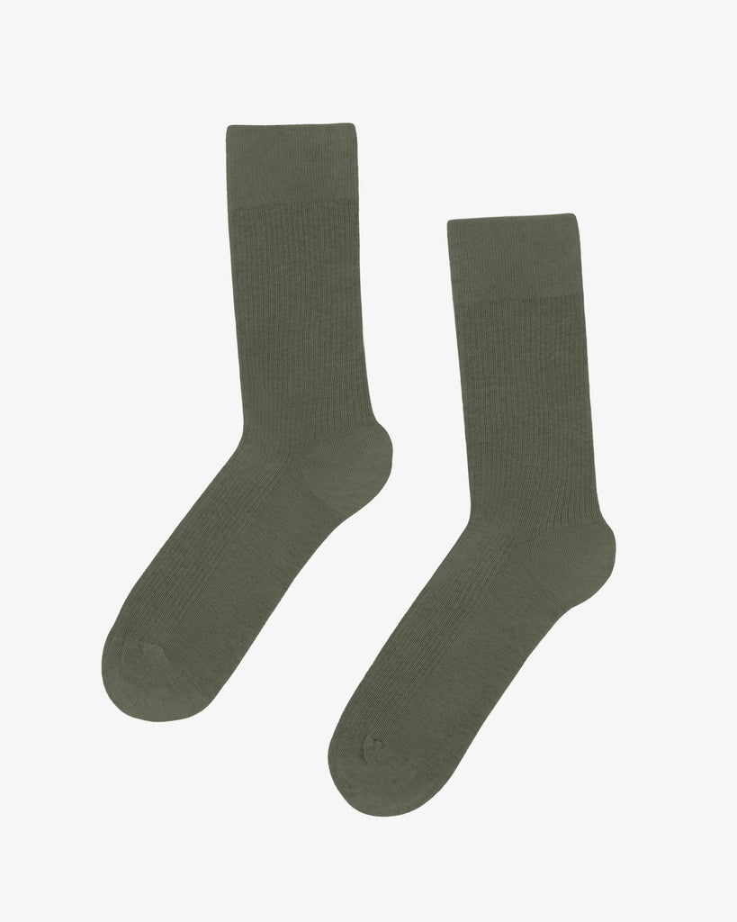 Classic Organic Sock Dusty Olive