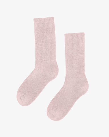 Organic Active Sock Faded Pink