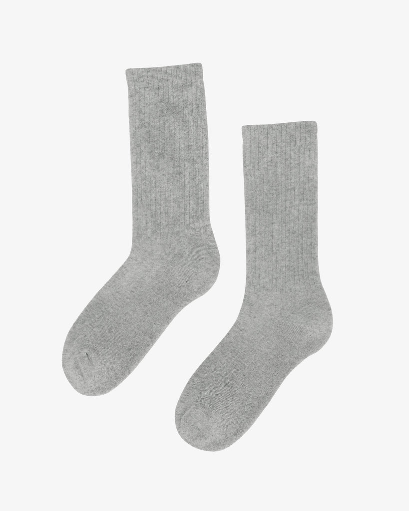 Organic Active Sock Heather Grey