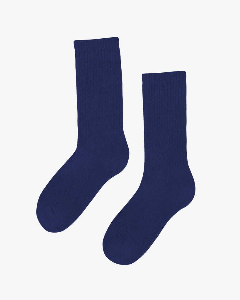 Organic Active Sock Marine Blue