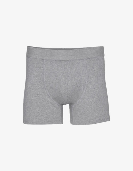 Classic Organic Boxer Brief Heather Grey