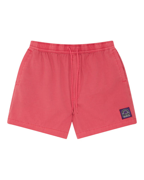 Sandbar Garment Dyed Shorts Melon Red