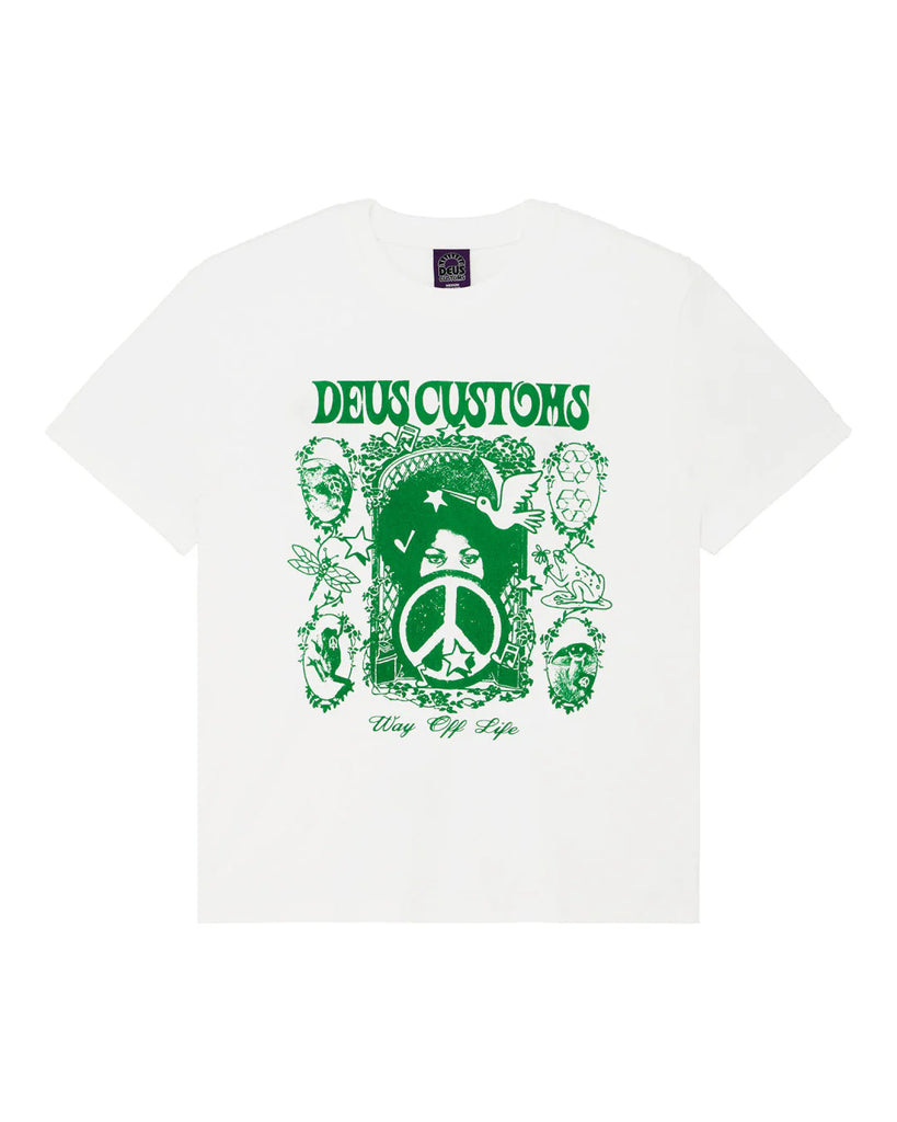 Mother-Earth Tee Vintage White