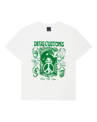 Mother-Earth Tee Vintage White