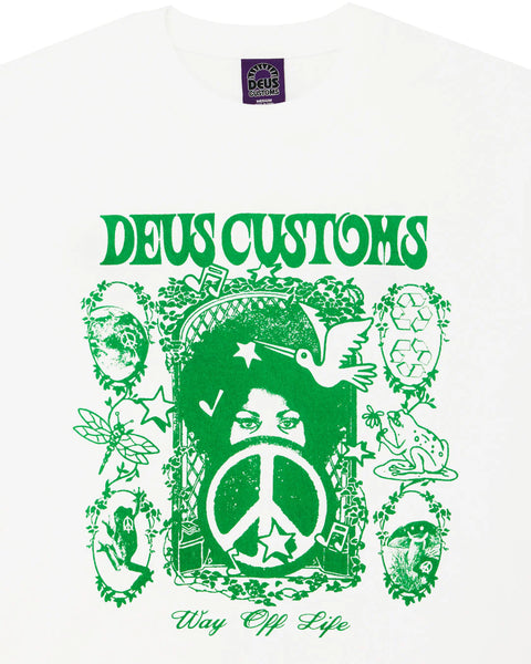 Mother-Earth Tee Vintage White