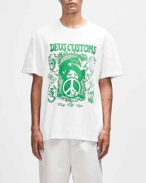 Mother-Earth Tee Vintage White