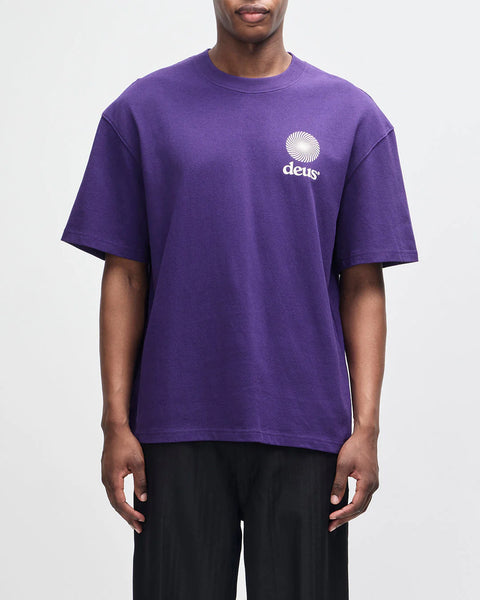 Strata Tee Violet Indigo