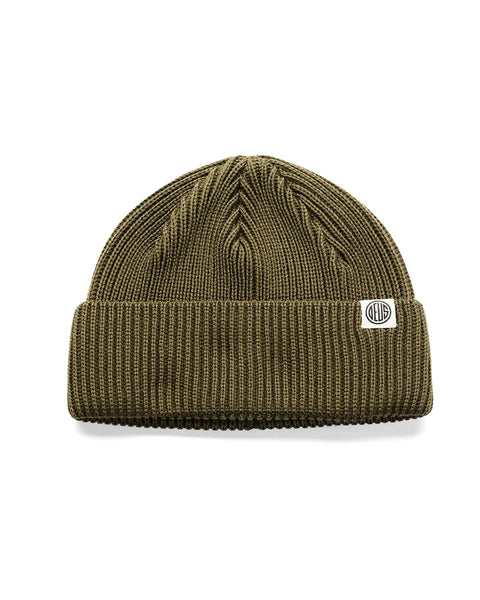 Pill Merino Beanie Olive Green