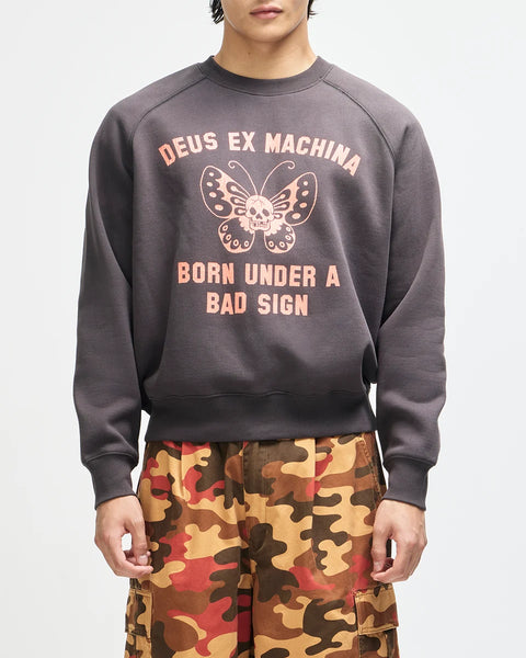 Bad Sign Crew Anthracite Grey
