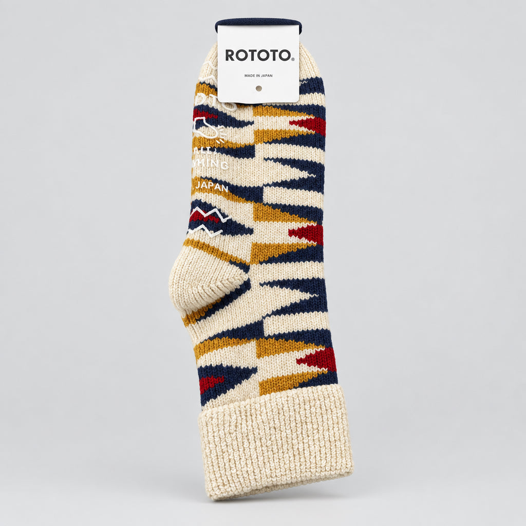 Merino Lambs Wool Room Socks Native Ivory