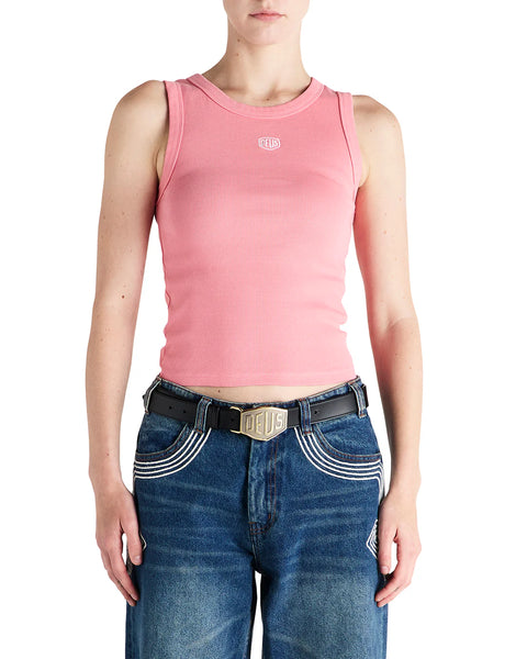 Shield Tank Mauve Glow