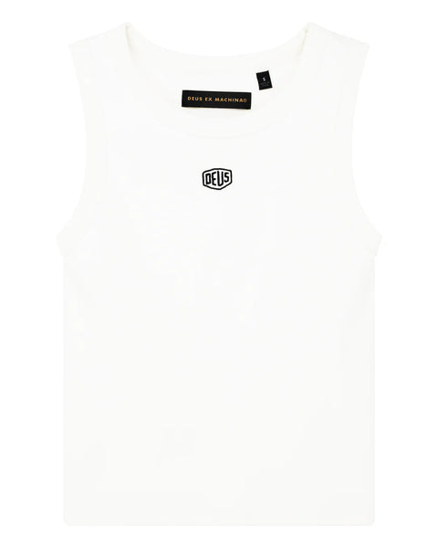 Shield Tank Vintage White