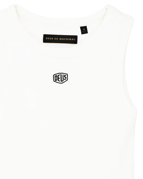 Shield Tank Vintage White