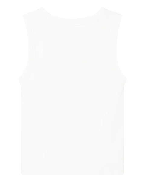 Shield Tank Vintage White