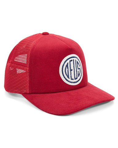 Pill Cord Trucker Ribbon Red
