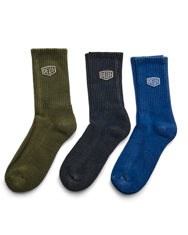 Shield Garment Dyed Socks 3-Pack