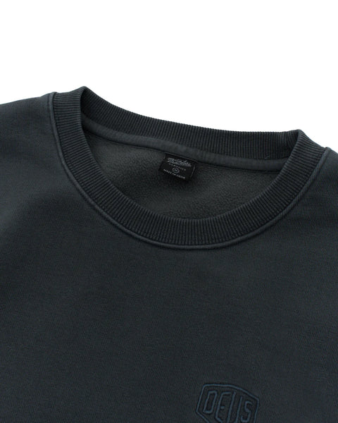 Shield Garment Dyed Crew Black