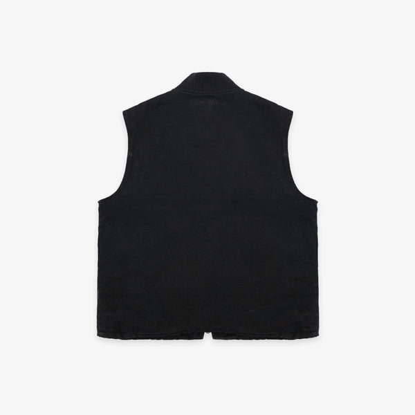 Cavva Fleece Vest Washed Black