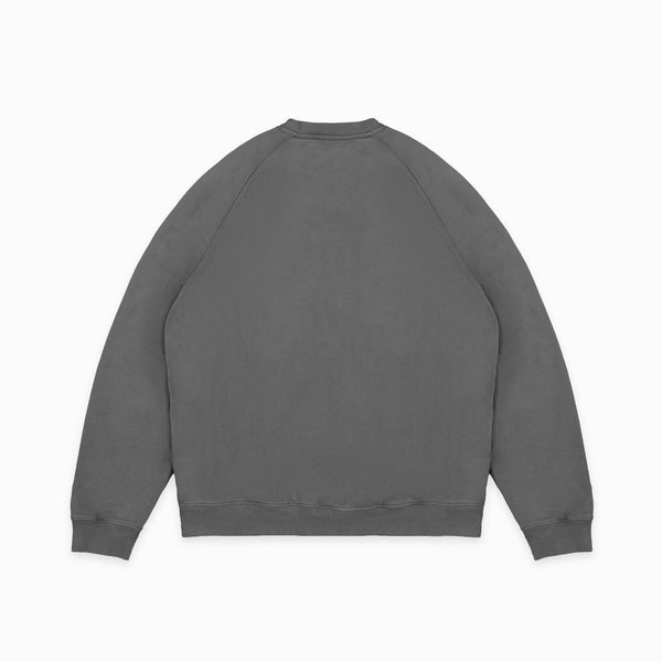 Vintage Dye Sweatshirt Washed Grey