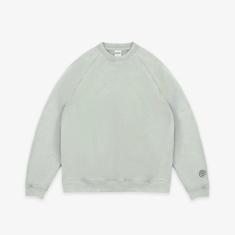 Vintage Dye Sweatshirt Washed Green