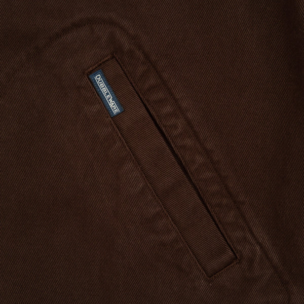 Crop Mechanic Jacket Chocolate Plum