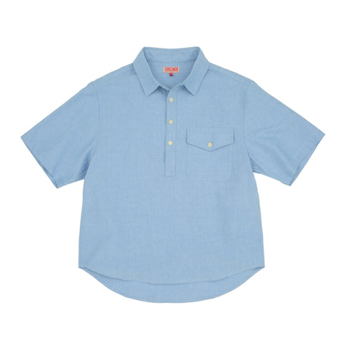 Popover Oxford Shirt Light Blue