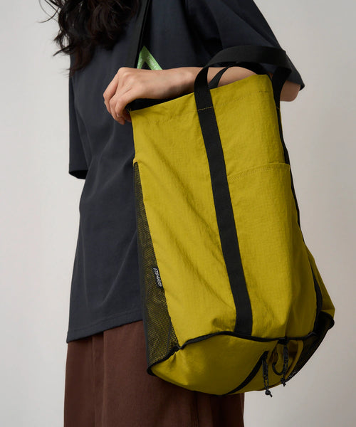 Nylon Packable Tote Chartreuse