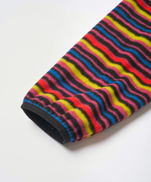 Thermal Fleece Pullover Multi-Stripe