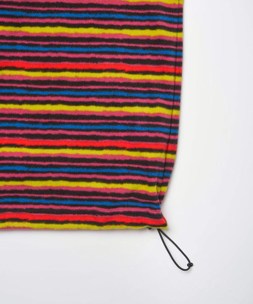 Thermal Fleece Pullover Multi-Stripe
