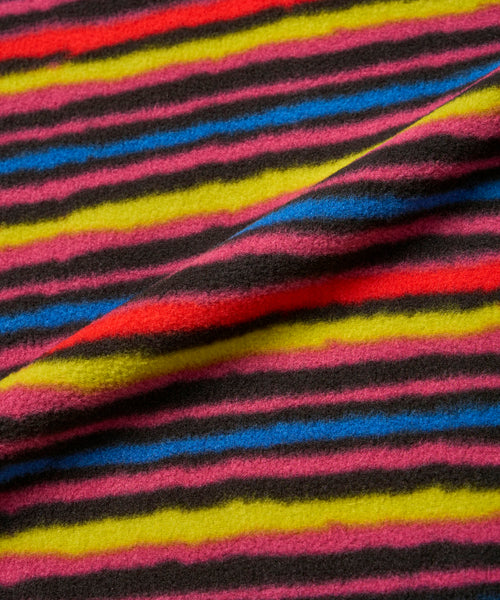 Thermal Fleece Pullover Multi-Stripe