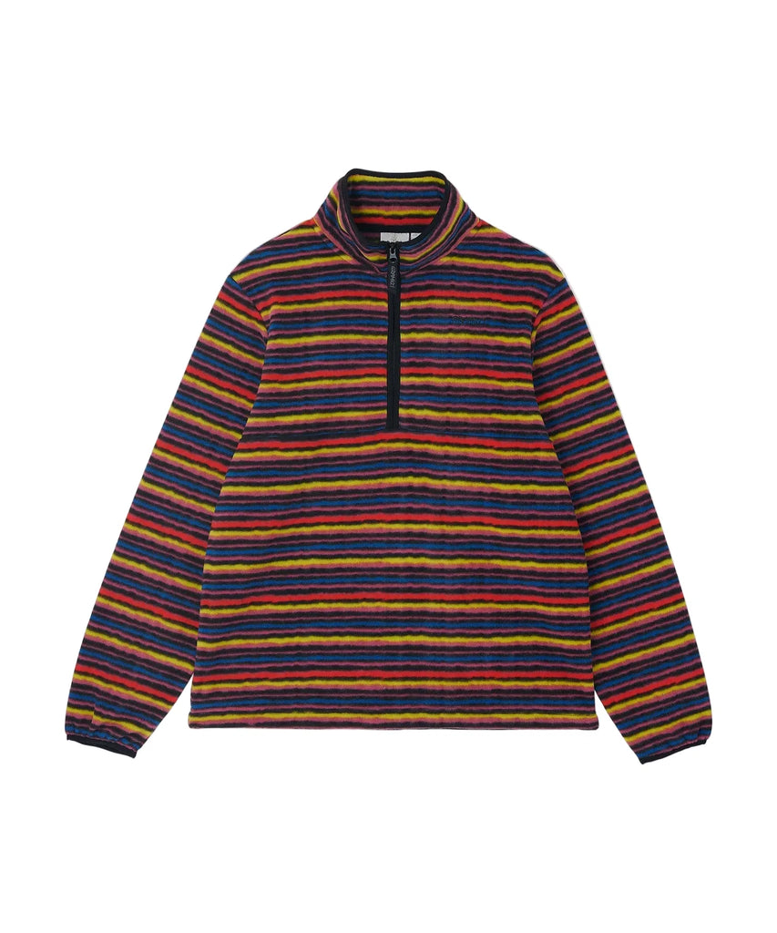 Thermal Fleece Pullover Multi-Stripe