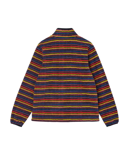 Thermal Fleece Pullover Multi-Stripe