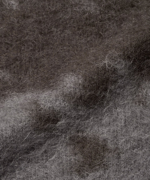 Mohair Splatter Cardigan Slate